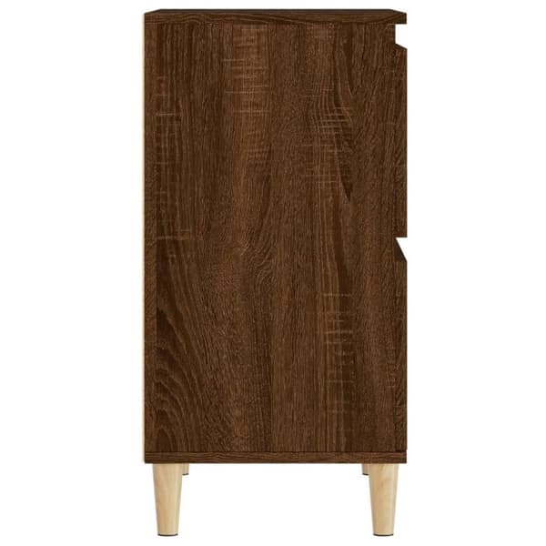 vidaXL Skjenk brun eik 60x35x70 cm konstruert tre
