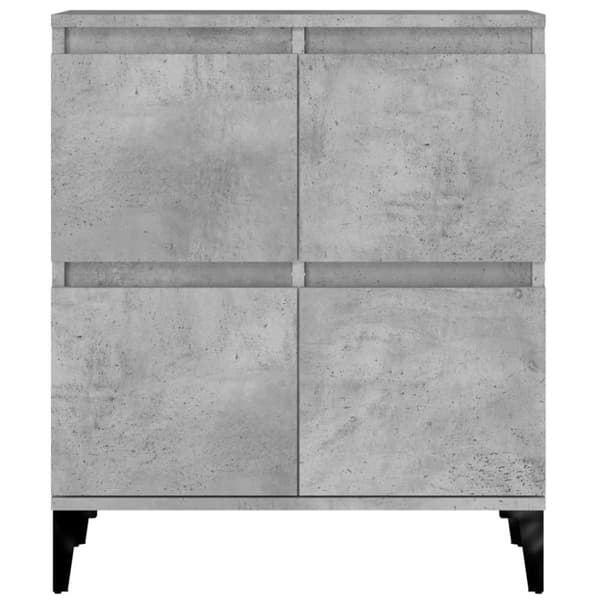 vidaXL Senkki betoninharmaa 60x35x70 cm tekninen puu