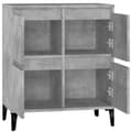 Pikkukuva 8 / 11: vidaXL Senkki betoninharmaa 60x35x70 cm tekninen puu