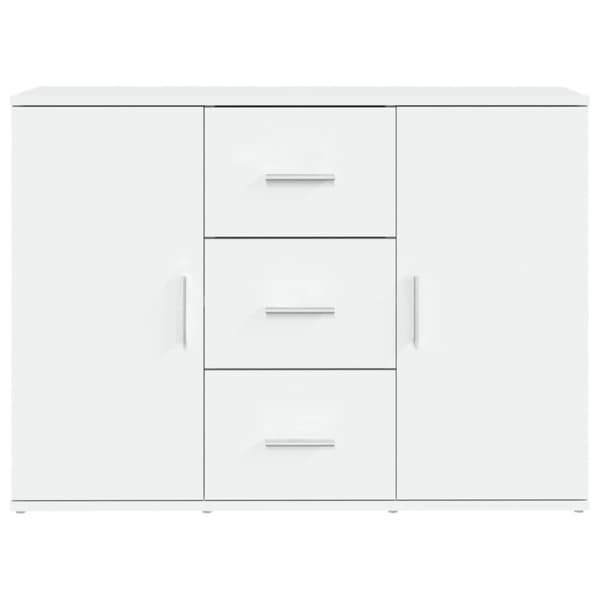 vidaXL Skänk vit 91x29,5x65 cm konstruerat trä