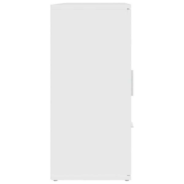 vidaXL Skänk vit 91x29,5x65 cm konstruerat trä