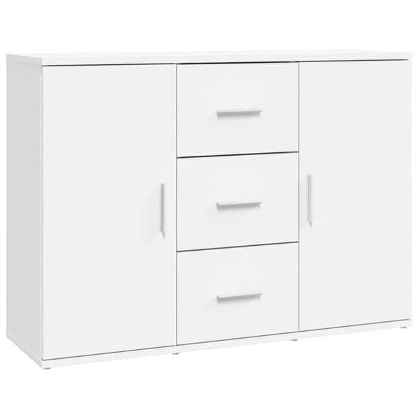 vidaXL Skänk vit 91x29,5x65 cm konstruerat trä