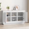 Miniatyrbilde 3 av 10: vidaXL Skjenk hvit 102x35x60 cm konstruert tre