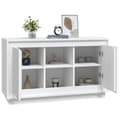 Miniatyrbilde 4 av 10: vidaXL Skjenk hvit 102x35x60 cm konstruert tre