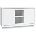 Miniatyrbilde 1 av 10: vidaXL Skjenk hvit 102x35x60 cm konstruert tre