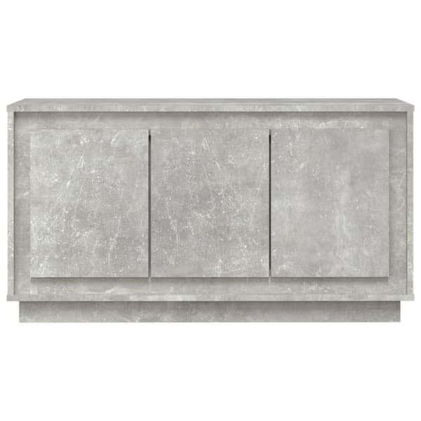 vidaXL skænk 102x35x55 cm konstrueret træ betongrå