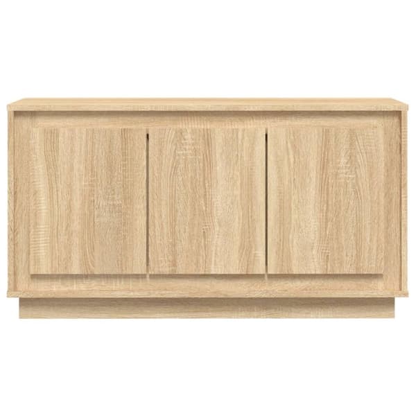 vidaXL skænk 102x35x55 cm konstrueret træ sonoma-eg