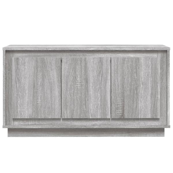vidaXL skænk 102x35x55 cm konstrueret træ grå sonoma-eg