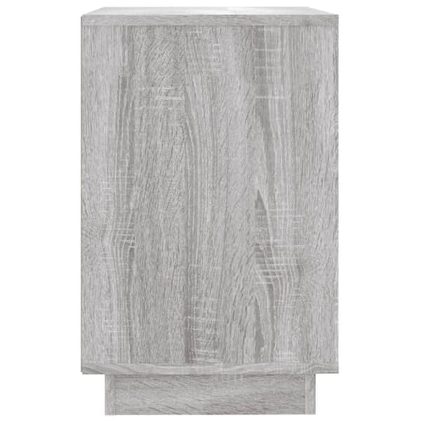 vidaXL skænk 102x35x55 cm konstrueret træ grå sonoma-eg