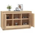 Miniatyrbilde 4 av 10: vidaXL Skjenk sonoma eik 102x35x60 cm konstruert tre