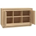 Miniatyrbilde 6 av 10: vidaXL Skjenk sonoma eik 102x35x60 cm konstruert tre