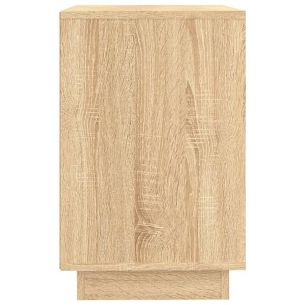 vidaXL Skjenk sonoma eik 102x35x60 cm konstruert tre