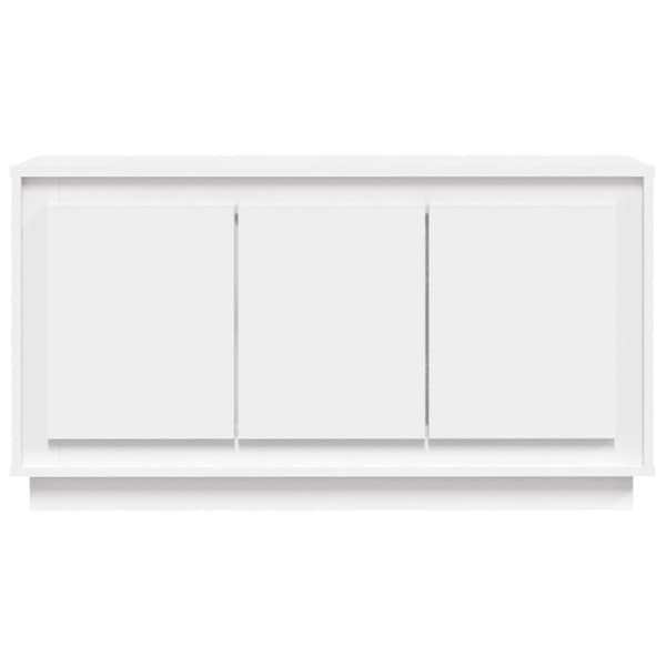 vidaXL Byrå vit 102x35x55 cm konstruerat trä