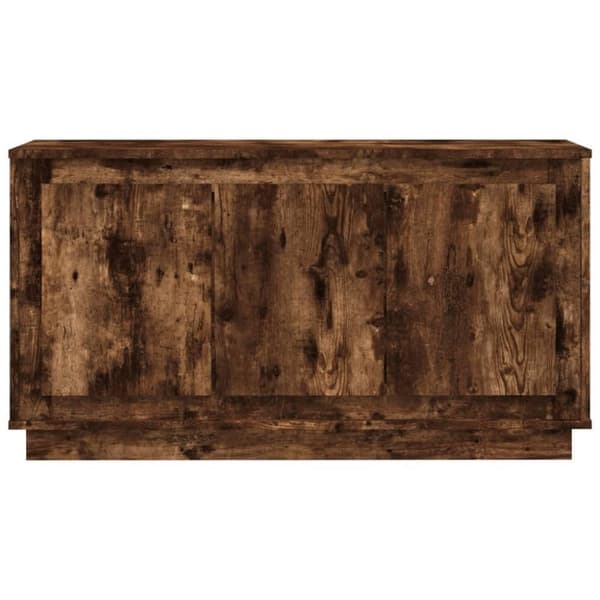 vidaXL Skjenk røkt eik 102x35x55 cm konstruert tre