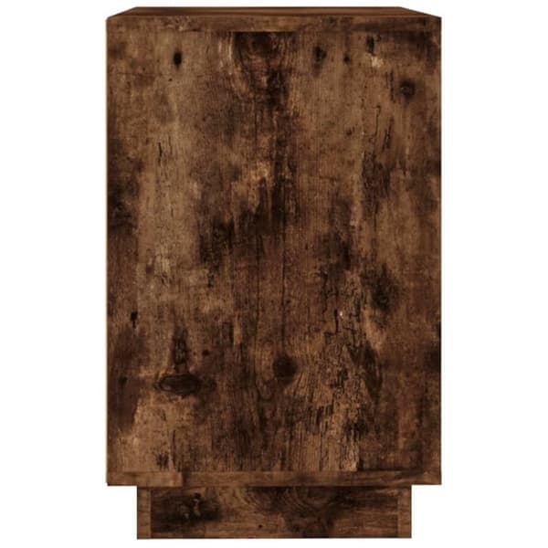 vidaXL Skjenk røkt eik 102x35x55 cm konstruert tre