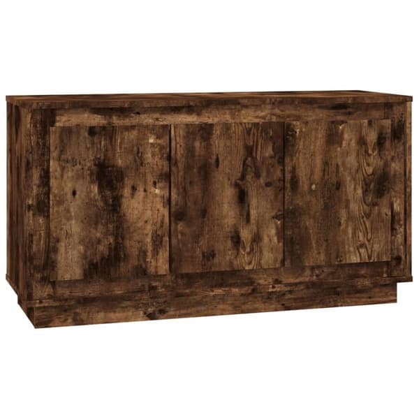 vidaXL Skjenk røkt eik 102x35x55 cm konstruert tre