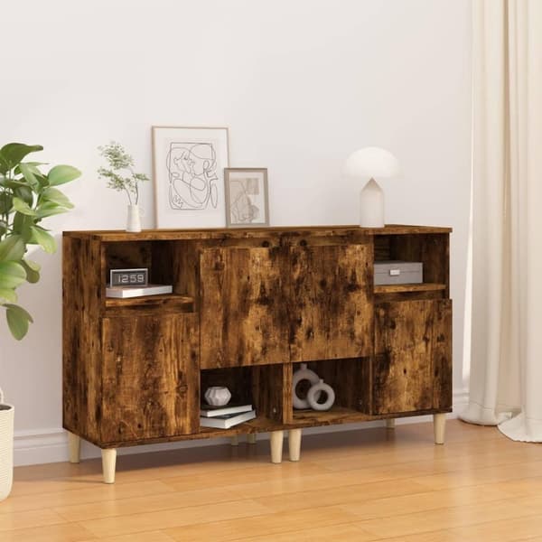 vidaXL Senkit 2 kpl savutammi 60x35x70 cm tekninen puu