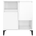 Miniatyrbilde 6 av 10: vidaXL Skjenker 3 stk høyglans hvit 60x35x70 cm konstruert tre