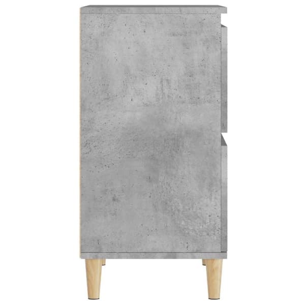 vidaXL Senkit 2 kpl betoninharmaa 60x35x70 cm tekninen puu