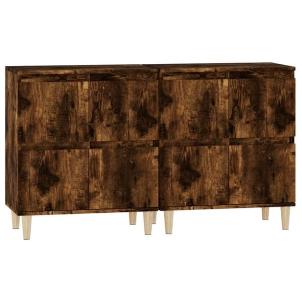 vidaXL Senkit 2 kpl savutammi 60x35x70 cm tekninen puu