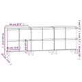 Pikkukuva 11 / 11: vidaXL Senkit 3 kpl savutammi 60x35x70 cm tekninen puu