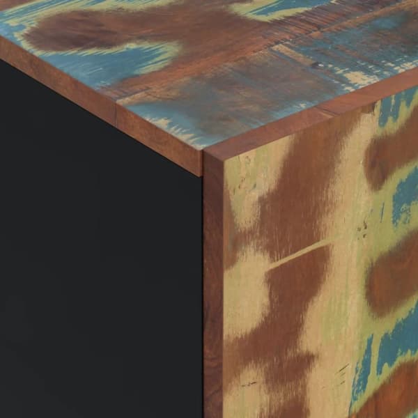 vidaXL Skänk med 4 dörrar 60x33x75 cm massivt återvunnet trä