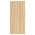 Miniatyrbilde 7 av 10: vidaXL Skjenk sonoma eik 91x29,5x65 cm konstruert tre