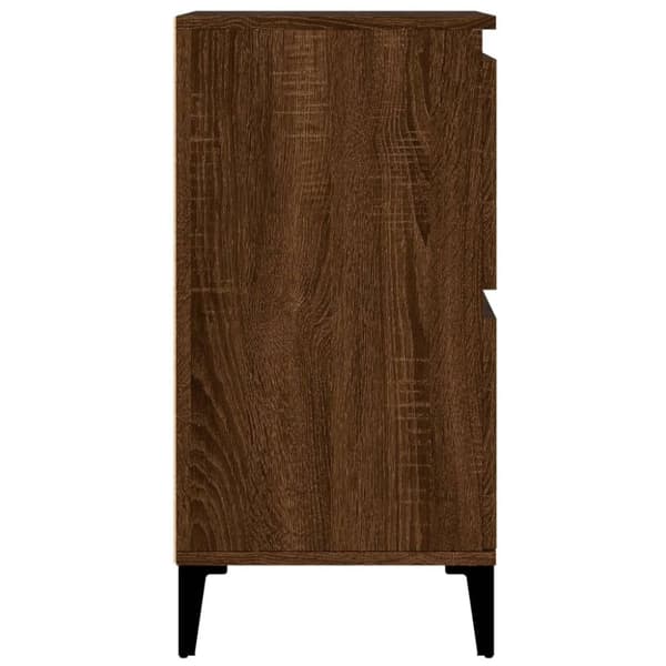 vidaXL Byrå brun ek 60x35x70 cm konstruerat trä