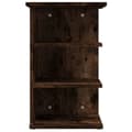 Miniatyrbilde 6 av 9: vidaXL Sideskap røkt eik 35x35x55 cm konstruert tre