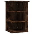 Miniatyrbilde 1 av 9: vidaXL Sideskap røkt eik 35x35x55 cm konstruert tre