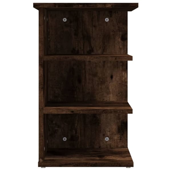 vidaXL sideskab 35x35x55 cm konstrueret træ røget egetræsfarve