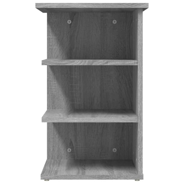vidaXL Sideskap grå sonoma 35x35x55 cm konstruert tre