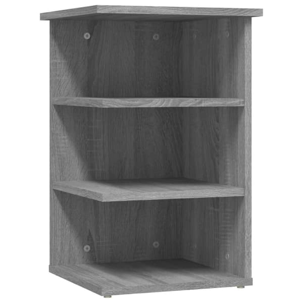 vidaXL Sideskap grå sonoma 35x35x55 cm konstruert tre