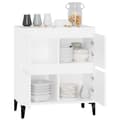 Miniatyrbillede 5 af 11: vidaXL skænk 60x35x70 cm konstrueret træ hvid