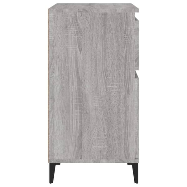 vidaXL skænk 60x35x70 cm konstrueret træ grå sonoma-eg