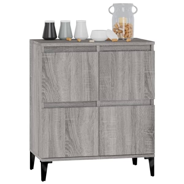 vidaXL Senkki harmaa Sonoma 60x35x70 cm tekninen puu