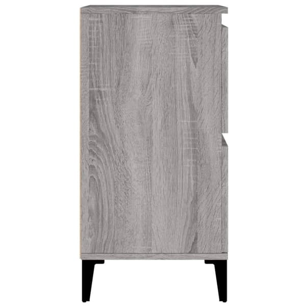 vidaXL Senkki harmaa Sonoma 60x35x70 cm tekninen puu
