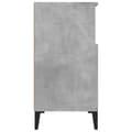 Pikkukuva 7 / 11: vidaXL Senkki betoninharmaa 60x35x70 cm tekninen puu