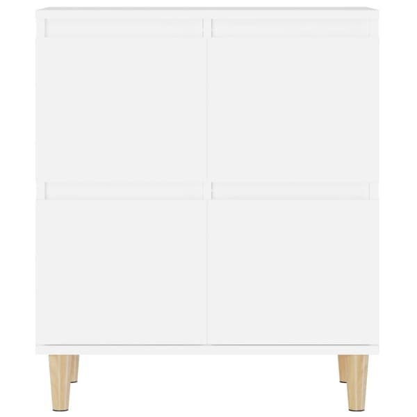 vidaXL Senkit 3 kpl valkoinen 60x35x70 cm tekninen puu