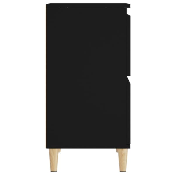 vidaXL skænk 60x35x70 cm konstrueret træ sort