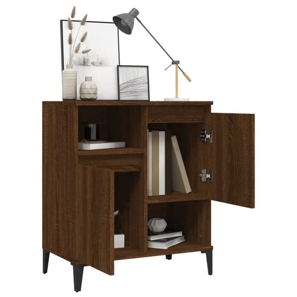 vidaXL Senkki ruskea tammi 60x35x70 cm tekninen puu