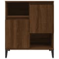 Pikkukuva 5 / 11: vidaXL Senkki ruskea tammi 60x35x70 cm tekninen puu