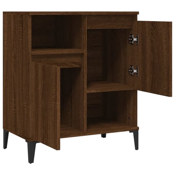 vidaXL Senkki ruskea tammi 60x35x70 cm tekninen puu