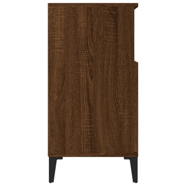 vidaXL Senkki ruskea tammi 60x35x70 cm tekninen puu