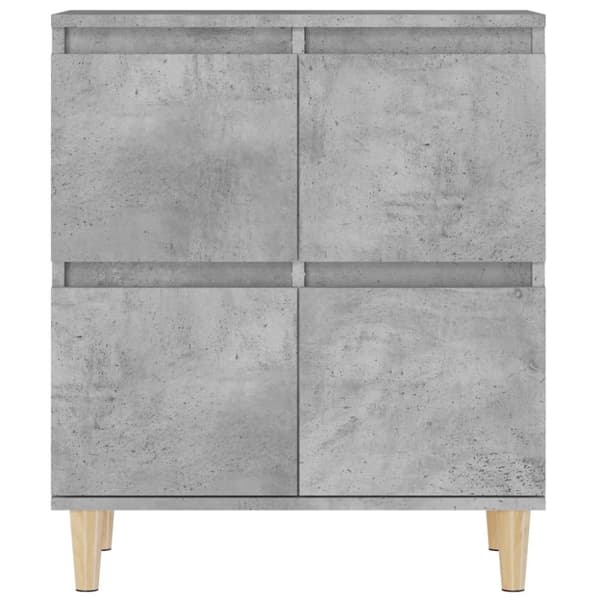 vidaXL Senkki betoninharmaa 60x35x70 cm tekninen puu
