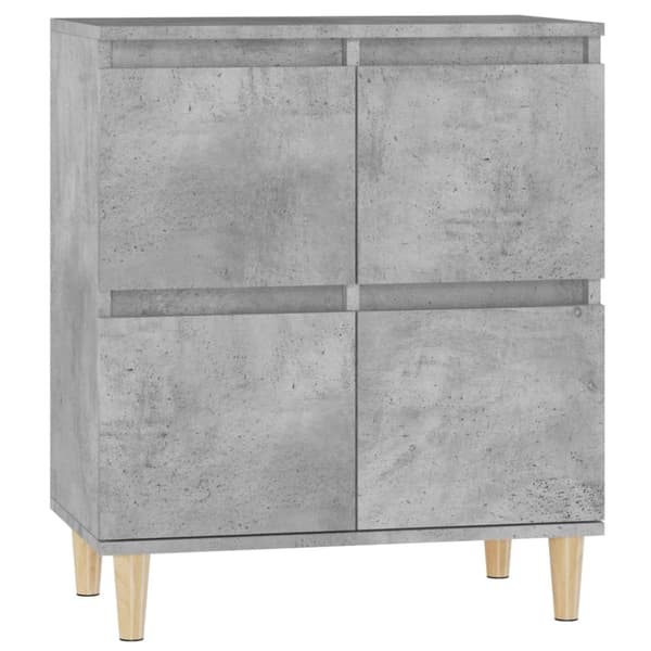 vidaXL Senkki betoninharmaa 60x35x70 cm tekninen puu