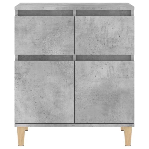 vidaXL skænk 60x35x70 cm konstrueret træ betongrå