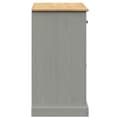 Miniatyrbilde 6 av 10: vidaXL Skjenk med skuffer VIGO 113x40x75 cm heltre furu