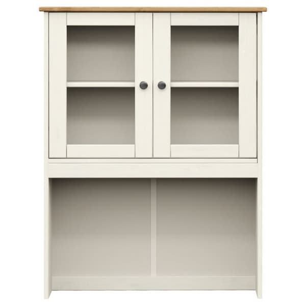 vidaXL Highboard VIGO hvit 80x40x176 cm heltre furu