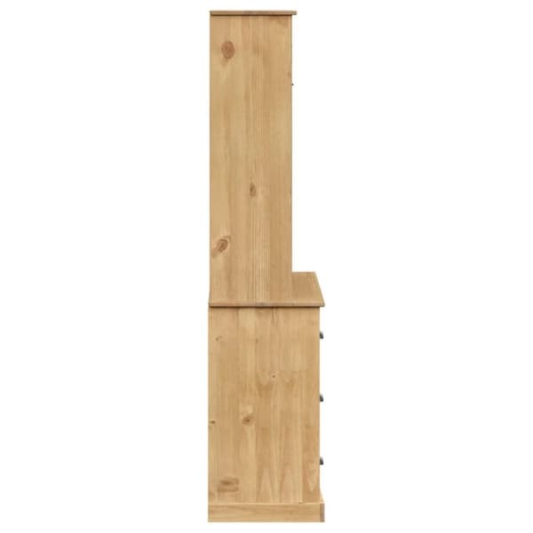 vidaXL skænk VIGO 78x40x175 cm massivt fyrretræ